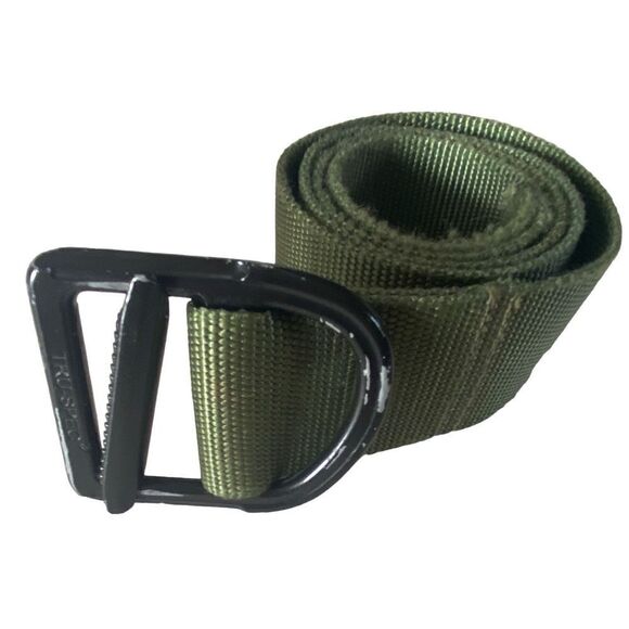TRU-SPEC Green Nylon Heavy Duty Ranger/Operator Belt M Steel Buckle - Picture 1 of 11